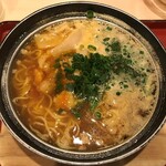 ジョイフル - 鉄鍋ホルモンラーメン