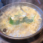 鮎の庄 - 鮎雑炊
      キノコたっぷり