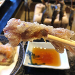 鮎の庄 - ホタルイカの天ぷら