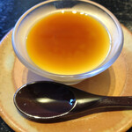 鮎の庄 - 豆乳プリン黒蜜ソース