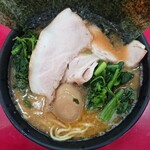 ラーメン 杉田家 - ラーメン並＋のり・青菜増し