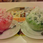 Gasuto - 苺と抹茶の練乳かき氷です
