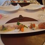 RISTORANTE REGA - 前菜の4種盛合せ