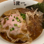 麺屋 猪一 離れ - 追い鰹そば(黒醤油) 1,000円