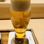 日本橋 蕎ノ字 - ◎一番搾りプレミアムの生ビールは美味い。