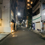 日本橋 蕎ノ字 - ◎ご馳走さまでした。人形町の裏路地は下町風情がある。