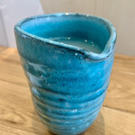 蕎麦に銘酒 蔵美庭 - 蕎麦湯