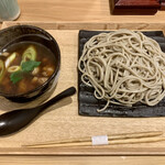 手打ちそば こころ - かしわせいろ