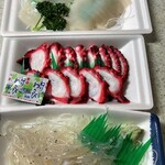 魚正 - いか、酢だこ、白魚