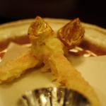 壱湯の守 - 坪中川にて、夕食一部