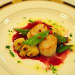 壱湯の守 - 坪中川にて、夕食一部