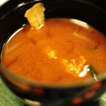 壱湯の守 - 坪中川にて、夕食一部