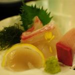 壱湯の守 - 坪中川にて、夕食一部