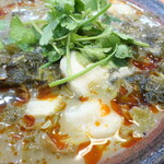 牡丹亭 - 白身魚と漬け白菜煮込み（酸菜鱼）