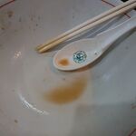 一条流がんこ総本家分家四谷荒木町 - 毎回、スープまで完食です(^-^)