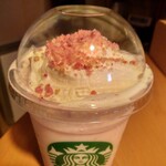 スターバックスコーヒー - さくらふわり ベリー フラペチーノ(590円)