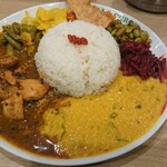 ポンガラカレー - スリランカプレート 1,000円