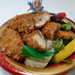 つむぎ亭。 - 梅ささみかつ丼～☆