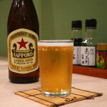 信州そば 信玄 - サッポロラガービール