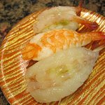 Nonta Sushi - えび三貫盛り