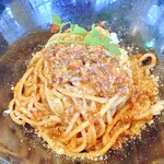 Pasutasutajiamu Yorokoba Shokudou - パスタランチセット　1680円
                松阪牛のミートソース+0円