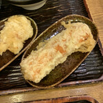 うどん 丸香 - ちくわ天、かしわ天