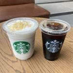 Sutabakku Su Kohi - ＊ ドリップコーヒー　290円 ＊ バナナン アーモンドミルク　フラペチーノ　ノンホイップ　620円