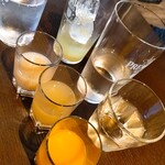 フリーダイニング ギフト  - 栗やらカボチャやら洋ナシやら、、、
色んなリキュールを味見できるって面白い！！