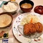 とんかつ楽句 - Bランチ（ネーミングも分かりにくいです。ヒレかつランチです）