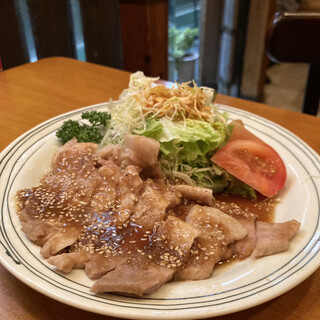 生姜焼きとなすミートピザ By Tonogt You 遊 ユウユウ 新清水 居酒屋 食べログ