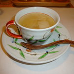 由布院 玉の湯 - 白インゲンのスープ