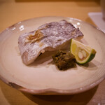 鮨　まつ本 - ●太刀魚、蕗の薹味噌