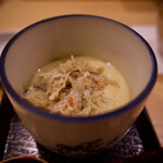 鮨　まつ本 - ●毛蟹の茶碗蒸し
