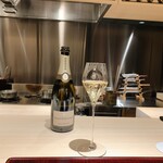 料理屋 稲家 - 今日はシャンパンをボトルで