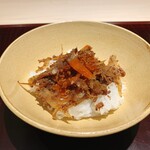 料理屋 稲家 - しぐれ煮ご飯