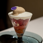 レストラン オオツ - 2021.3 苺パフェ