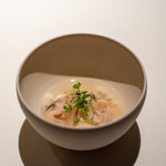 レストラン オオツ - 2021.3 地蛤と蕪のコンソメスープ
