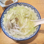 牛たん炭焼 利久 - 牛タン定食　テールスープ