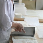 手打ちそば　かつら - 見事な手さばき