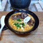 風遊斎 - ピリ辛豆腐餡かけすば（950円）