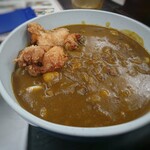 資さんうどん - 料理写真:唐揚げカレーぶっかけうどん［¥750］