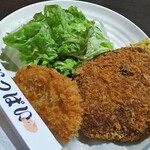 新橋やきとん 虎ノ門店 - BIGメンチカツ定食