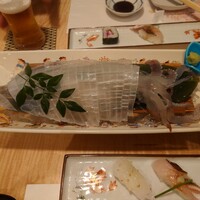 対馬のどぐろとイカ活き造り 博多 魚蔵 都ホテル店 - 