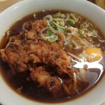 一〇そば - かき揚げBに生たまご