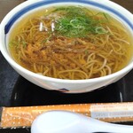 めん処 広川 - 鶏ごぼう蕎麦
