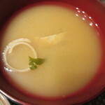 カフェレストラン 鍵 - 味噌汁