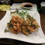 ぶんぶく - 桜海老と三つ葉のかき揚げ
