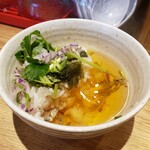 焼きあご煮干しらぁめん とびうお - 出汁茶漬け