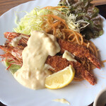 レストイン　デカンショ - えびフライ定食：￥１，１５０