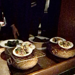 レフェルヴェソンス - 蛤とキャビアのササニシキリゾット　蛍烏賊　桜海老